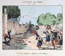 La Prise de Paris May 1871. Artist: Anon