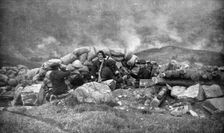 'La prise du Braunkopf; le soir, le Braunkopf est a nos 1915. Creator: Unknown