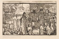 La Procession de la Fête-Dieu à Nantes, 1901. Creator: Auguste Louis Lepère (French, 1849-1918)