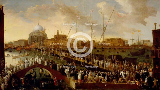 La processione del Redentore (The procession of the Redeemer), 1648-1650. Creator: Heintz, Joseph, the Younger (ca 1600-after 1674).