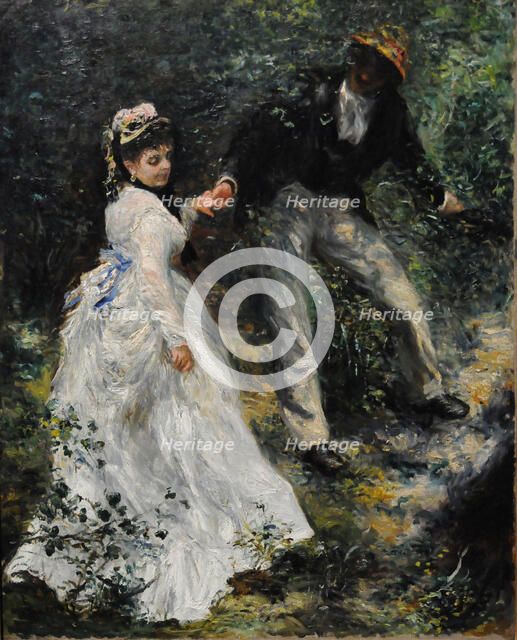 La Promenade, 1870. Artist: Renoir, Pierre Auguste (1841-1919)