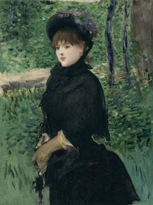 La Promenade (Madame Gamby), 1880. Creator: Manet, Édouard (1832-1883)