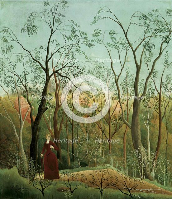 La Promenade dans la forêt (The walk in the forest), c. 1886.