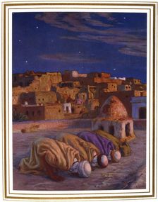 La prosternation (La priere) ('Prayer of Prostration'), 1918. Artist: Etienne Dinet