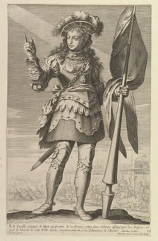 La Pucelle d'Orléans, 1647. Creators: Gilles Rousselet, Abraham Bosse
