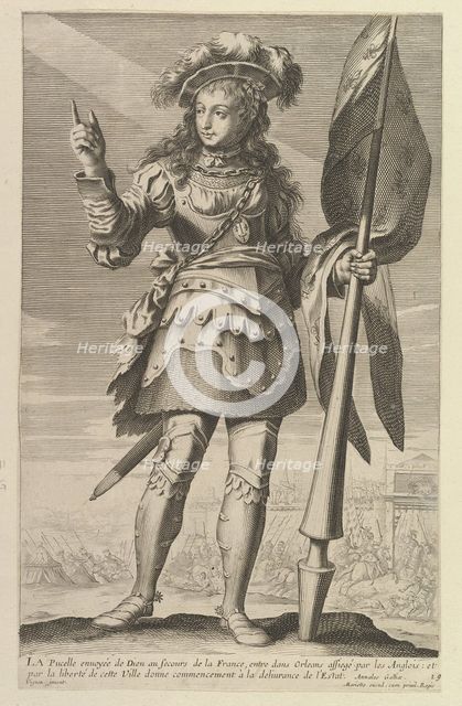 La Pucelle d'Orléans, 1647. Creators: Gilles Rousselet, Abraham Bosse.