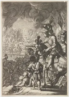 La Pucelle ou la France délivrée Plate 12, 1656. Creator: Abraham Bosse