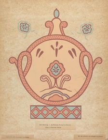 La Purisima Concepcion Mission Wall Painting from the Portfolio "Decorative Art...", 1935/1942. Creator: Unknown