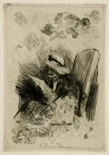 La Quotidienne, 1874. Creator: Félicien Rops