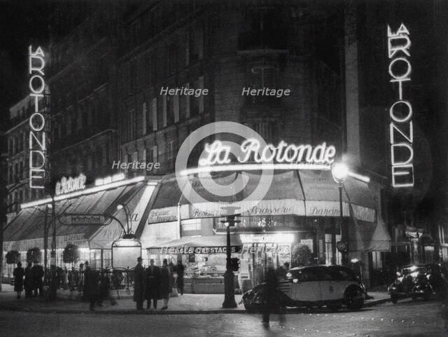 La Rotonde, Boulevard du Montparnasse, 1939. Creator: Anonymous.