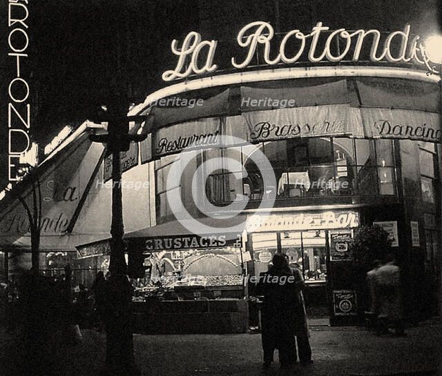 La Rotonde, Boulevard du Montparnasse. Creator: Anonymous.