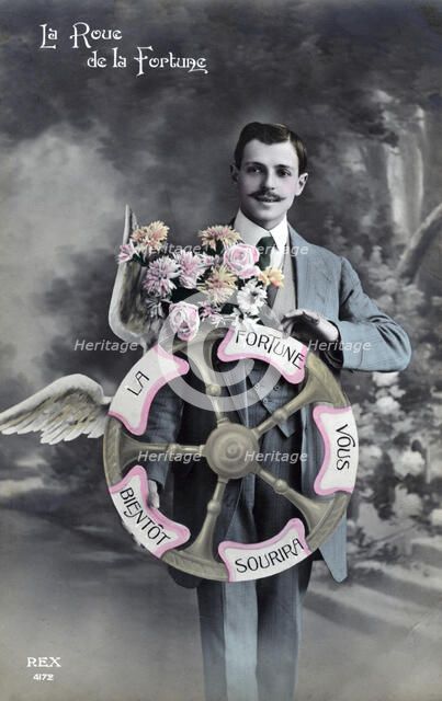 'La Roue de la Fortune', ( the Wheel of Fortune), 1906. Artist: Unknown