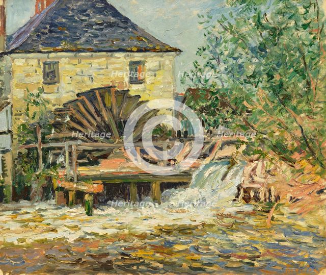 La roue du moulin (The mill wheel), 1918. Creator: Maufra, Maxime (1861-1918).