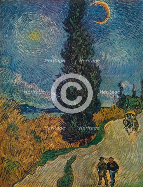 'La Route Aux Cypres', 1890. Artist: Vincent van Gogh.