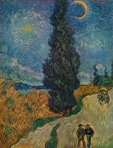 La Route Aux Cypres 1890. Artist: Vincent van Gogh