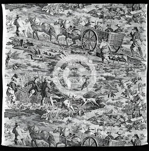 La Route de Lillebonne (The Road to Lillebonne) (Furnishing Fashion), France, after 1822. Creator: Émile Jean-Horace Vernet.