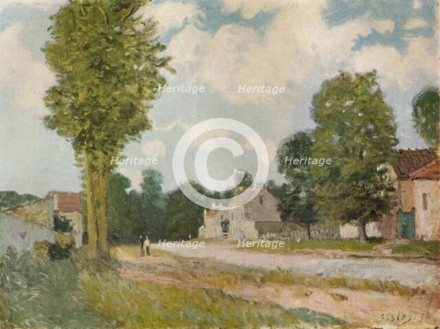 La Route de Versailles, 19th century, (1929). Artist: Alfred Sisley