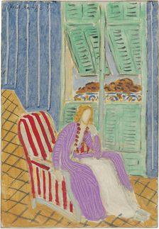La robe violette, 1942. Creator: Henri Matisse