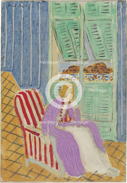 La robe violette, 1942. Creator: Henri Matisse.