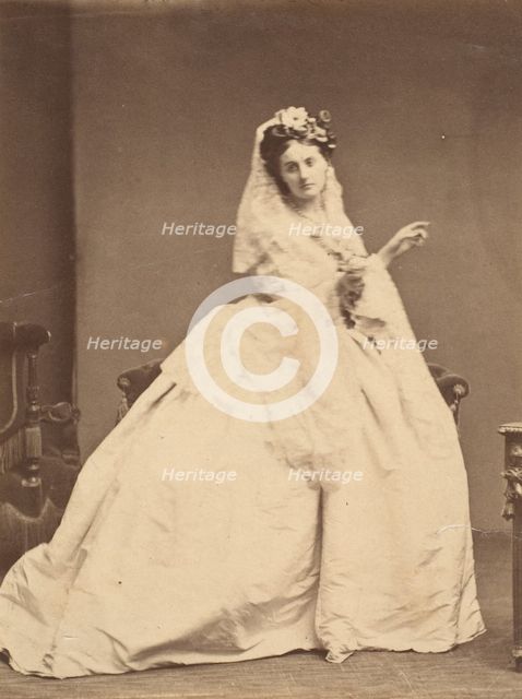 La robe bouffante, 1860s. Creator: Pierre-Louis Pierson.