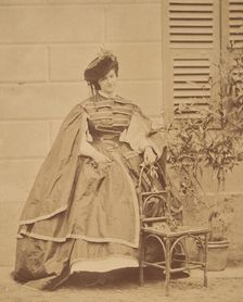 La robe de taffetas, 1860s. Creator: Pierre-Louis Pierson