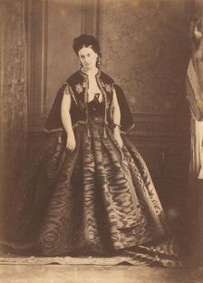 La robe de moiré, 1860s. Creator: Pierre-Louis Pierson