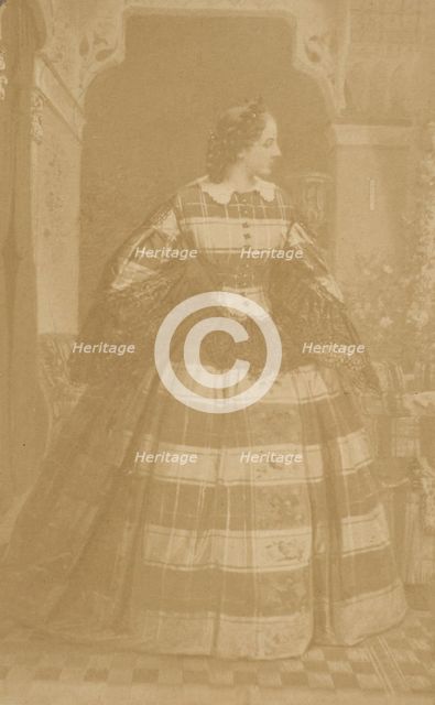 La robe écossaise, 1860s. Creator: André-Adolphe-Eugène Disdéri.