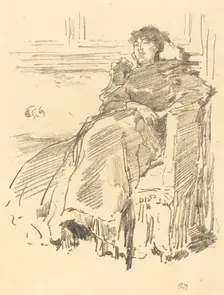La Robe Rouge, 1894. Creator: James Abbott McNeill Whistler