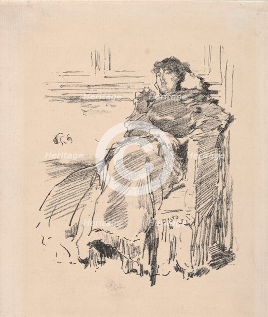 La Robe Rouge, 1894. Creator: James McNeill Whistler (American, 1834-1903).
