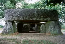 La Roche-aux-Fees (The Faireis Rock), Essé, Brittany, France, 3000-2500 BC (1997). Creator: LTL