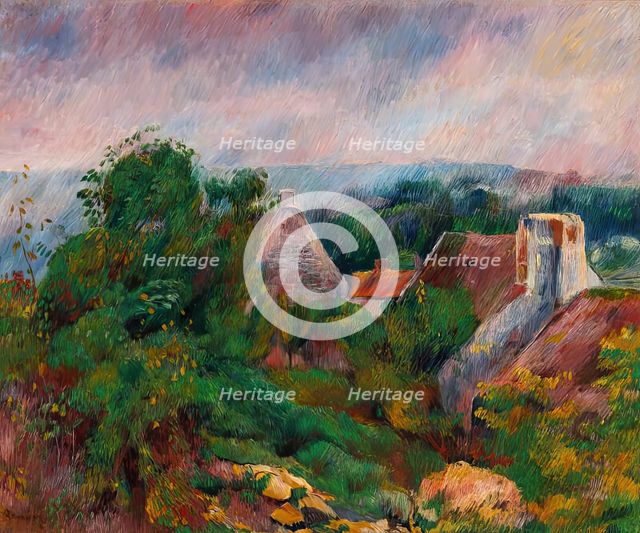 La Roche Guyon, 1885 - 1886. Creator: Pierre-Auguste Renoir.