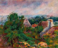 La Roche Guyon, 1885 - 1886. Creator: Pierre-Auguste Renoir