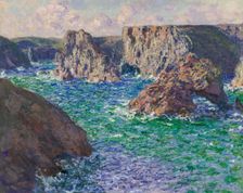 La Roche Guibel, Port-Domois, 1886. Creator: Monet, Claude (1840-1926)