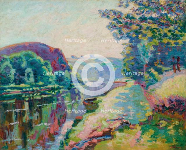 La Roche de L'Echo, Crozant, c. 1907. Creator: Guillaumin, Jean-Baptiste Armand (1841-1927).