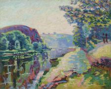 La Roche de L'Echo, Crozant, c. 1907. Creator: Guillaumin, Jean-Baptiste Armand (1841-1927)