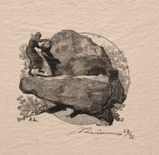 La roche qui tremble. Creator: Auguste Louis Lepère (French, 1849-1918)