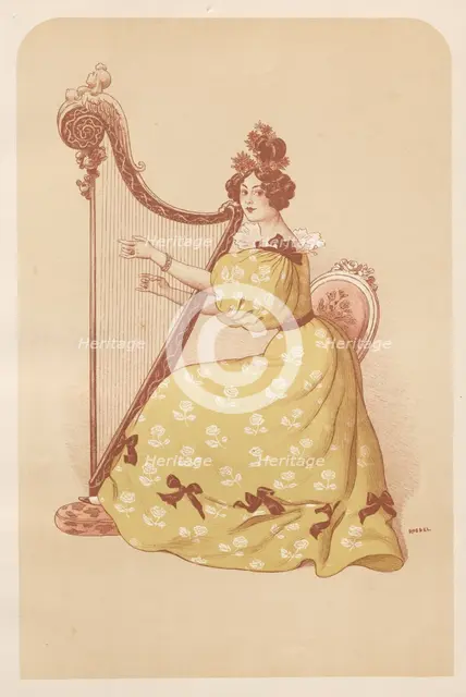La Romance, 1898. Creator: Auguste Roedel (French, 1859-1900); Imprimerie Champenois.