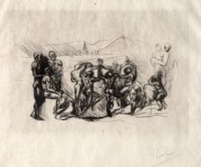 La Ronde, 1883?. Creator: Auguste Rodin (French, 1840-1917)