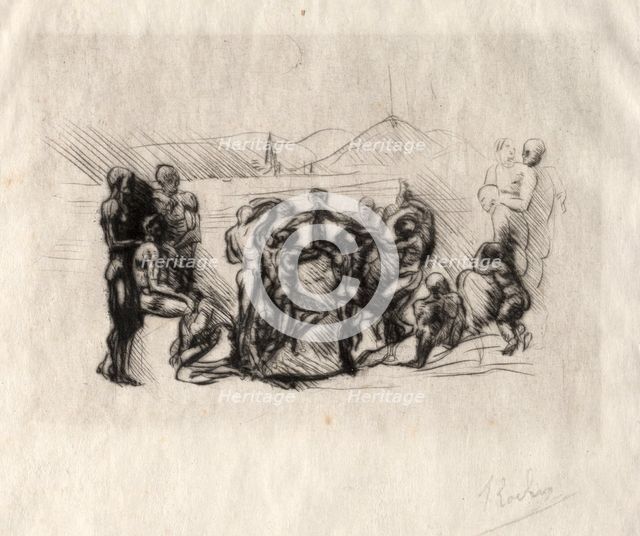 La Ronde, 1883?. Creator: Auguste Rodin (French, 1840-1917).