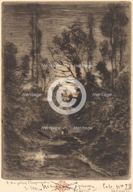 La Ronde de nuit (Night Patrol), 1878. Creator: Felix Hilaire Buhot.