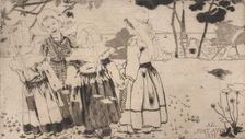 La Ronde de Pont-Aven (The Dance at Pont-Aven), 1891. Creator: Armand Seguin