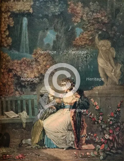 La Rose, 1788, (1916). Artist: Philibert Louis Debucourt