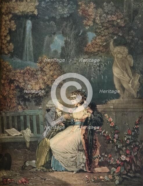 La Rose, 1788, (1916). Artist: Philibert Louis Debucourt