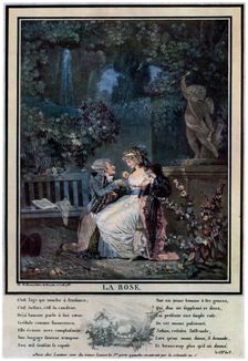 La Rose 1788 (1931).Artist: Philibert Louis Debucourt