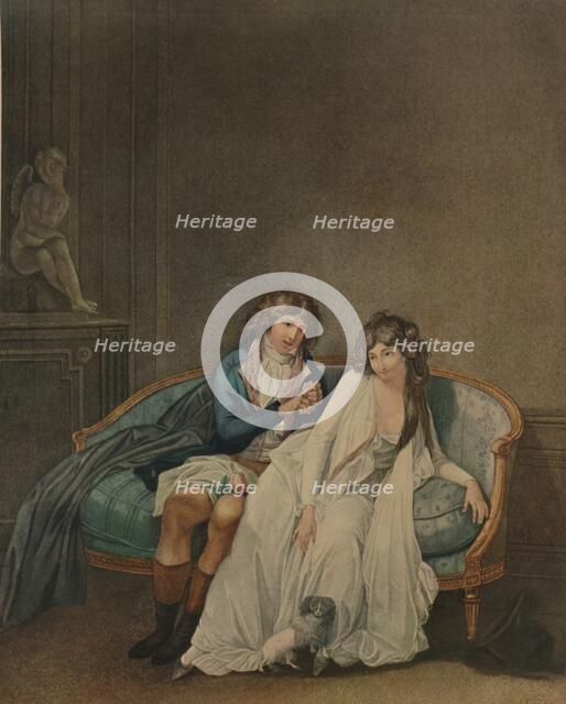 'La Rose Prise', c1820-1840, (1913). Artist: Frederic Cazenave.