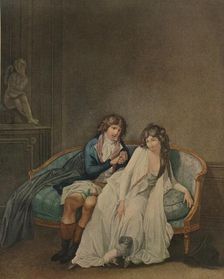 La Rose Prise c1820-1840, (1913). Artist: Frederic Cazenave