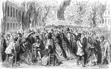 'La Rambla, at Barcelona; Notes on Spain 1875. Creator: Unknown