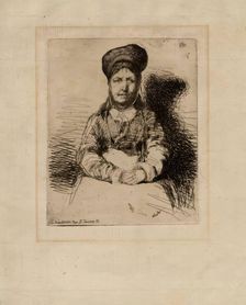 La Retamuse (The Tinker's Wife) (Kennedy 14), 1858. Creator: James Abbott McNeill Whistler