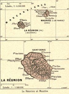 'La Reunion et Maurice; Iles Africaines de la mer des Indes 1914. Creator: Unknown