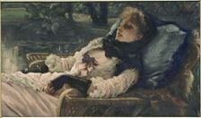 La Rêveuse (The dreamer, or Summer evening), c. 1876. Creator: Tissot, James Jacques Joseph (1836-1902)